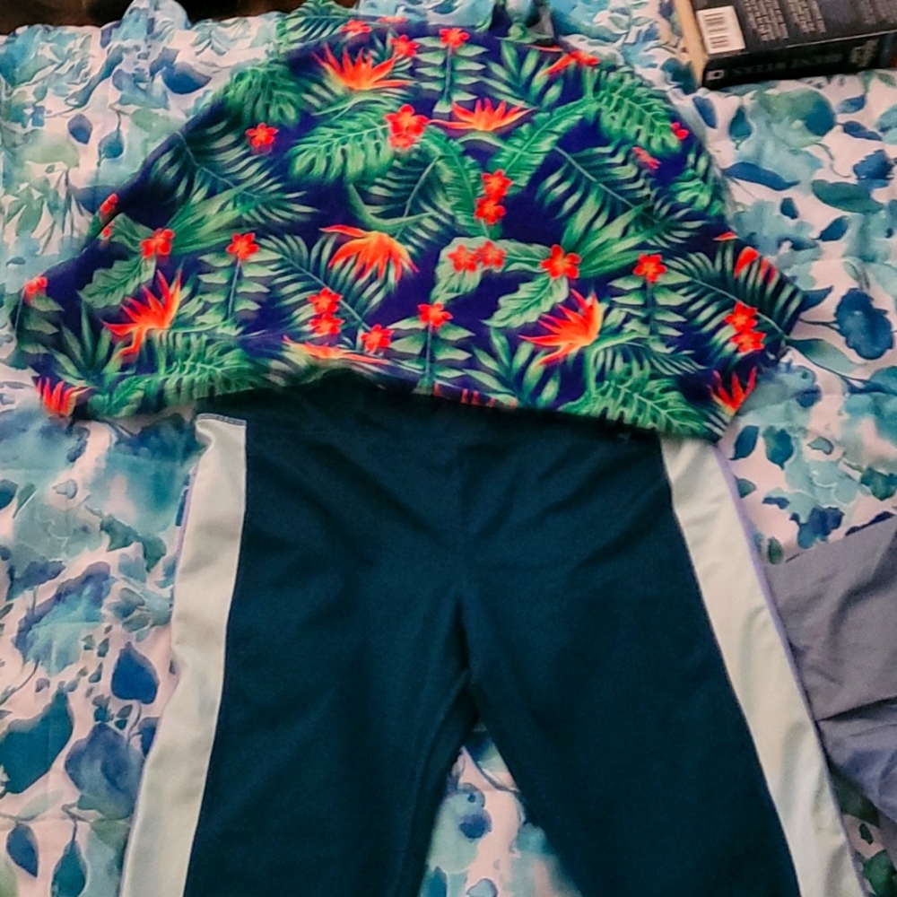 Tank top and sweatpants